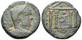 Decapolis, Gadara Caracalla, 198-217 Bronze circa 214-215