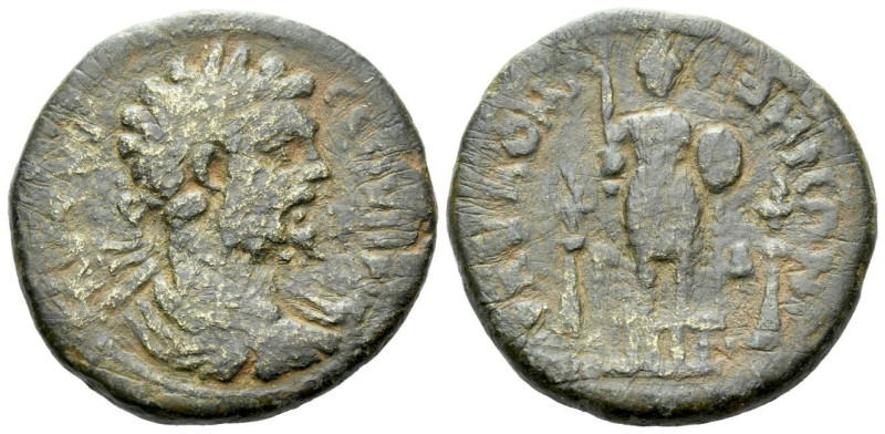 Decapolis, Rabbathmoba Septimius Severus, 193-211 Bronze circa 209-210, Æ 28.10 ...