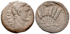 Egypt, Alexandria Octavian as Augustus, 27 BC – 14 AD Diobol circa 1-5 AD