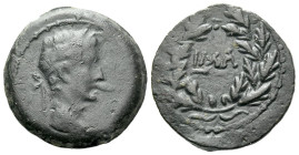 Egypt, Alexandria Octavian as Augustus, 27 BC – 14 AD Obol circa 11-12 (year 41)