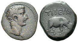 Egypt, Alexandria Tiberius, 14-37 Obol circa 18-19 (year 5)