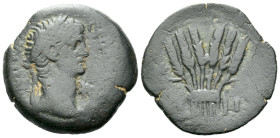 Egypt, Alexandria Claudius, 41-54 Diobol circa 42-43 (year 3)