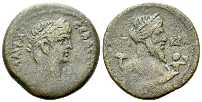 Egypt, Alexandria Claudius, 41-54 Diobol circa 50-51 (year 11), Æ 25.10 mm., 8.0...