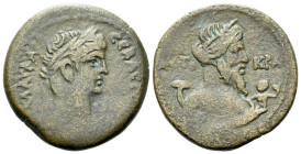 Egypt, Alexandria Claudius, 41-54 Diobol circa 50-51 (year 11)