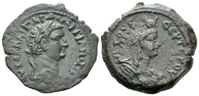 Egypt, Alexandria Domitian, 81-96 Diobol circa 82-83 (year 2)