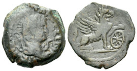Egypt, Alexandria Domitian, 81-96 Obol circa 86-87 (year 6)