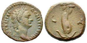 Egypt, Alexandria Domitian, 81-96 Obol circa 91-92 (year 11)