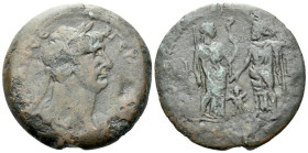 Egypt, Alexandria. Dattari. Trajan, 98-117 Drachm circa 109-110 (year 13) - Apparently unique and also unique rappresentation on reverse. Illustrated ...