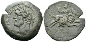 Egypt, Alexandria. Dattari. Antoninus Pius, 138-161 Drachm circa 157-158 (year 21) - From the Dattari collection.