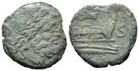 Rostrum tridens (second) series Semis After 82 BC
