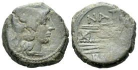 Pinarius Natta. Triens circa 155