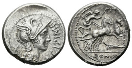 M. Cipius M. f. Denarius 115 or 144