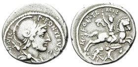 P. Fonteius P.f. Capito and T. Didius. Denarius circa 55