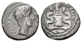 Octavian, 32 – 27 BC Quinarius Brundisium or Roma circa 29-28