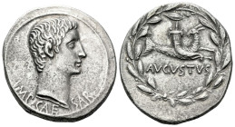 Octavian as Augustus, 27 BC – 14 AD Tetradrachm Ephesus circa 25 BC