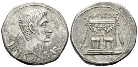 Octavian as Augustus, 27 BC – 14 AD Tetradrachm Ephesus circa 24-20