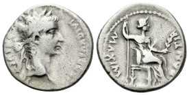 Tiberius, 14-37 Denarius Lugdunum circa 14-37