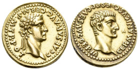 Gaius, 37-41 Aureus (Becker forgery) XIX cent.