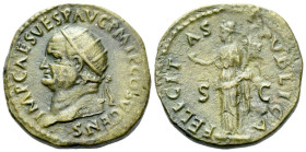 Vespasian, 69-79 Dupondius Rome circa 74