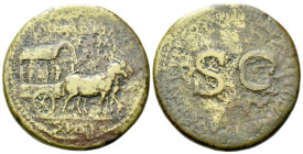 Diva Domitilla Sestertius Rome 80-81