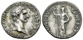 Domitian, 81-96 Denarius plated Rome circa 86. Illustrated in AINP pubblication "Nummi Peculati".