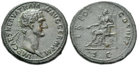 Trajan, 98-117 Sestertius Rome 98-99