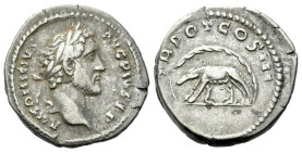 Antoninus Pius, 138-161 Denarius Rome circa 140-143 - From the collection of a Mentor.