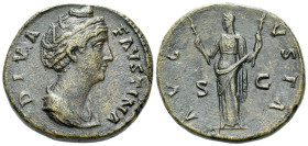 Faustina senior, wife of Antoninus Pius Sestertius Rome After 141 - Ex NAC sale P, 2005, 2068.