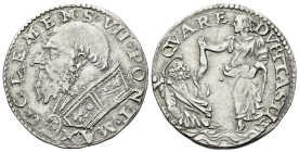 Rome Doppio Carlino circa 1523-1534 - Die by Benvenuto Cellini. Ex Naville sale 44, 640.