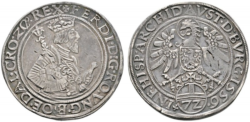 Römisch-Deutsches Reich 
 Haus Habsburg 
 Ferdinand I. 1521-1564 
 Taler zu 7...