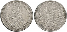 Römisch-Deutsches Reich 
 Haus Habsburg 
 Karl VI. 1711-1740 
 Taler 1715 -Breslau-. Her. 403, Dav. 1091, Voglh. 256/3, Fr.u.S. 845. -Walzenprägung...