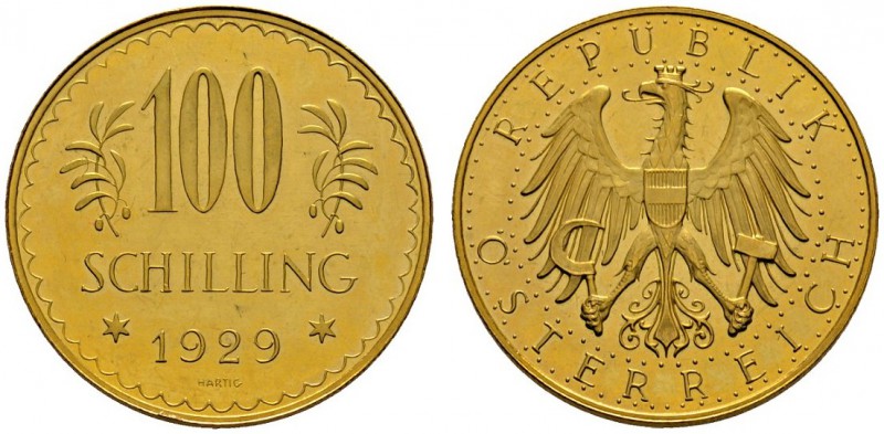 Römisch-Deutsches Reich 
 Haus Österreich 
 1. Republik 1918-1938 
 100 Schil...