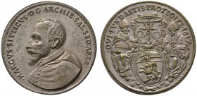 Römisch-Deutsches Reich 
 Salzburg, Erzbistum 
 Marcus Sittikus von Hohenems 1612-1619 
 Versilberte Bronzemedaille 1612 unsigniert. Brustbild im O...