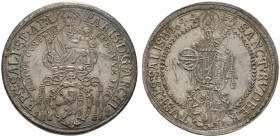 Römisch-Deutsches Reich 
 Salzburg, Erzbistum 
 Paris Graf von Lodron 1619-1653 
 Taler 1644. Zöttl 1495, Probszt 1223, Dav. 3504.
 feine Patina, ...
