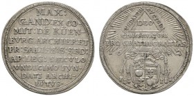 Römisch-Deutsches Reich 
 Salzburg, Erzbistum 
 Max Gandolph von Küenburg 1668-1687 
 15 Kreuzer 1682. Auf das 1100-jährige Stiftsjubiläum. Zöttl 1...