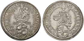 Römisch-Deutsches Reich 
 Salzburg, Erzbistum 
 Max Gandolph von Küenburg 1668-1687 
 Taler 1673. Zöttl 1997, Probszt 1657, Dav. 3508. -Walzenprägu...