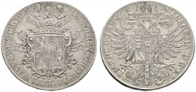 Römisch-Deutsches Reich 
 Schlick 
 Leopold Heinrich 1766-1770. Taler 1767 -Prag-. Gekrönter Wappenschild auf verzierter Kartusche, darüber in Wolke...