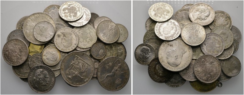 Römisch-Deutsches Reich 
 Lots 
 49 Stücke: Silbermünzen von Franz II. (I.), F...