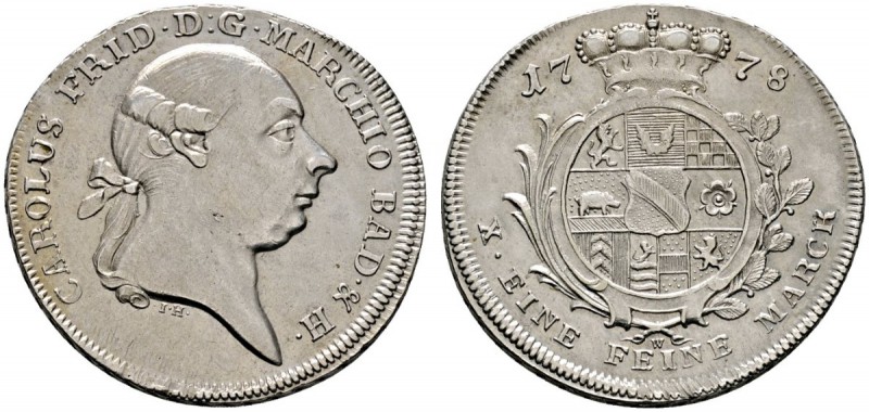 Altdeutsche Münzen und Medaillen 
 Baden-Durlach 
 Karl Friedrich 1746-1811 
...