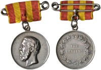Altdeutsche Münzen und Medaillen 
 Baden-Durlach 
 Friedrich I. 1852-1907 
 Silberne Rettungsmedaille o.J. (verliehen 1882-1908) von Chr. Schnitzsp...