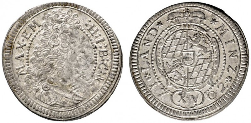Altdeutsche Münzen und Medaillen 
 Bayern 
 Maximilan II. Emanuel 1679-1726 
...