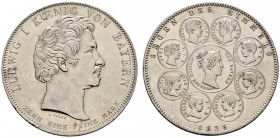 Altdeutsche Münzen und Medaillen 
 Bayern 
 Ludwig I. 1825-1848 
 Geschichtstaler 1828. Segen des Himmels. AKS 121, J. 37, Thun 56, Kahnt 83.
 kle...