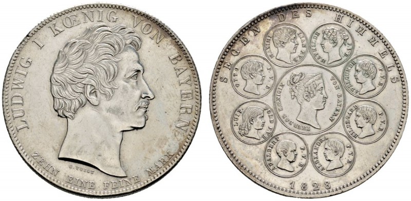 Altdeutsche Münzen und Medaillen 
 Bayern 
 Ludwig I. 1825-1848 
 Geschichtst...