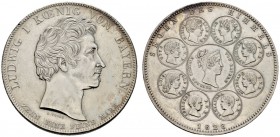 Altdeutsche Münzen und Medaillen 
 Bayern 
 Ludwig I. 1825-1848 
 Geschichtstaler 1828. Segen des Himmels. AKS 121, J. 37, Thun 56, Kahnt 83.
 kle...