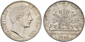 Altdeutsche Münzen und Medaillen 
 Bayern 
 Maximilian II. Joseph 1848-1864 
 Doppelter Vereinstaler 1856. AKS 146, J. 85, Thun 91, Kahnt 119.
 wi...