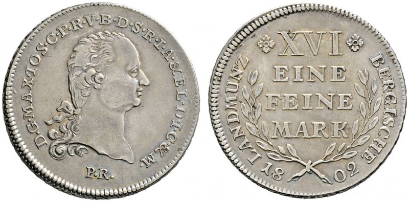 Altdeutsche Münzen und Medaillen 
 Berg, Herzogtum 
 Maximilian Joseph von Bay...