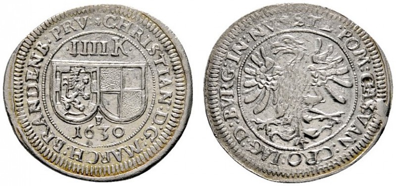 Altdeutsche Münzen und Medaillen 
 Brandenburg-Bayreuth 
 Christian 1603-1655 ...