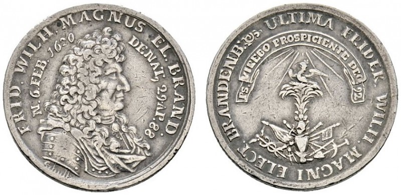 Altdeutsche Münzen und Medaillen 
 Brandenburg-Preußen 
 Friedrich Wilhelm 164...