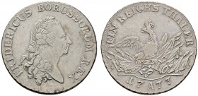 Altdeutsche Münzen und Medaillen 
 Brandenburg-Preußen 
 Friedrich II. 1740-1786 
 Reichstaler 1777 -Berlin-. Olding 70, v.Schr. 463, Dav. 2590.
 ...