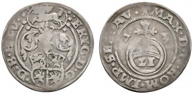 Altdeutsche Münzen und Medaillen 
 Braunschweig-Calenberg 
 Erich der Jüngere 1545-1584. 1/21 Gulden 1573 -Münden-. Mit Titulatur Kaiser Maximilian ...